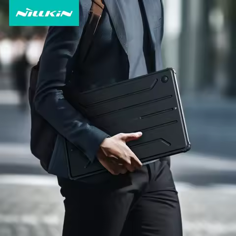 For Macbook Air m1 Case For Macbook Air m2 Case NILLKIN Bumper Frosted Laptop Sleeve PU Leather Lapt