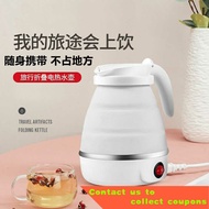 🔥X.D Kettles Folding Kettle Travel Electric Kettle Mini-Portable Kettle Travel Automatic Power off Insulation Kettle🔥 Fd