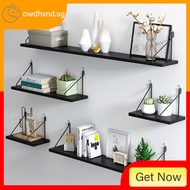 [in Stock] Wall Storage Rack Punch-Free Wall-Mounted Shelf Wall Decoration Wall-Mounted Storage Rack Partition Simple Shelf Fubw