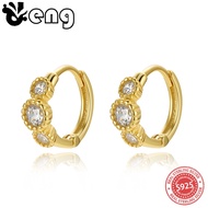 S925 Silver Jewelry High-End Zircon Lace Earrings for Evening Events D9-ERH173