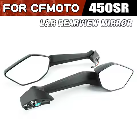 For CFMOTO 450SR Rearview Mirror Moto Parts CF450 SR CF Moto 450 SR Reversing Mirror Reflector with