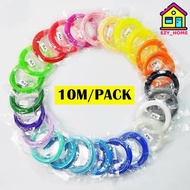 (10 METER) PLA 3D Printing Filament Material 1.75mm Refills for 3D Pen