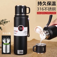 tumbler tahan sejuk tumbler tyeso 水瓶 316 Stainless Steel Thermos Cup Men's Large Capacity 1500ml Por