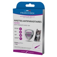 FRANCODEX 法典 貓用護盾全效防蚊驅蟲滴劑 2kg以下  2.4ml  1盒