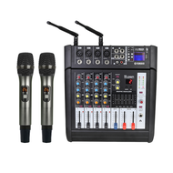 YAMAHA AUDIO MIXER PH6/Ph4  มิกเซอร์ 4-6 ช่องมาพร้อมกับเครื่องขยายเสียงในตัวเครื่องขยายเสียง USB เคร