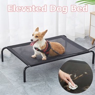 Stainless Steel Dog Bed Pet Hammock Bed Breathable Mesh Anti Skin Disease Elevated Dog Bed Indoor &amp; Outdoor Pet Bed