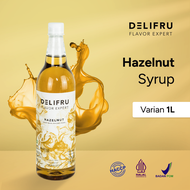 Hazelnut Syrup Delifru 1 Liter - Sirup Hazelnut Premium