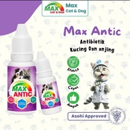 Obat Antibiotic Kucing Anjing MAX ANTIC Obat Antibiotik B2-1
