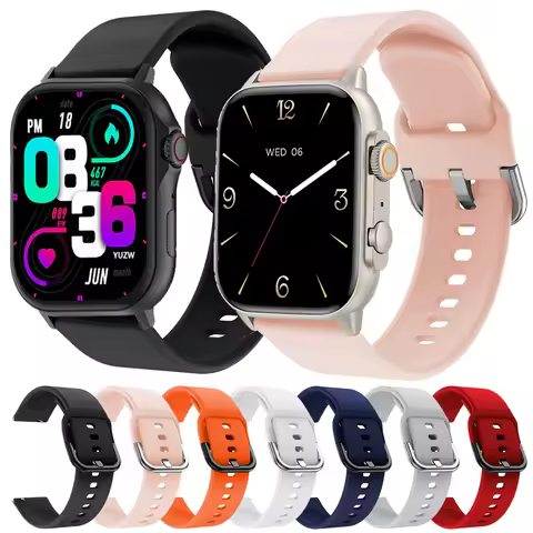 Silicone 20mm 22mm Strap For COLMI C81 C80 M40 M42 Band For COLMI P81 P71 P73 I31 V68 Smart Watch Sp