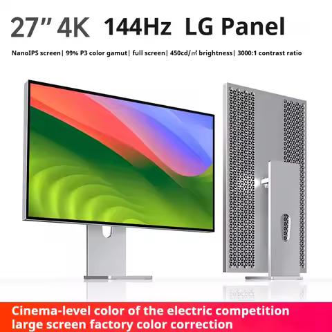27" 4K 144Hz Monitor 450cd/㎡ 3000:1 Nano IPS Black Display Suitable for MacBook/Apple for Editors wi