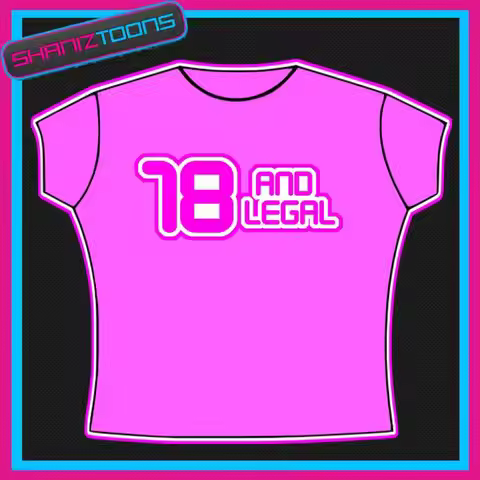 LEGAL AND 18 BIRTHDAY PRESENT 18TH T SHIRT GIFT