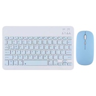 GROTIC Keyboard Mouse Set 10 inch Wireless Bluetooth untuk iPad Smartphone PC Laptop