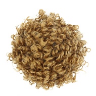 Afro Curly Puff Drawstring Ponytail Synthetic Chignon Wig Ponytail Short Afro Hair Extensions Clip I