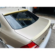 Mercedes Benz w211 e class rear boot trunk ducktail spoiler lip wald black bison amg bodykit body ki