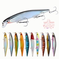 Lanzshops Gewang Killer Siakap Floating Minnow Fishing Lure Toman Siakap Sebarau Umpan Tiruan