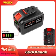 2988VF/1688VF/988VF/588VF/188VF Large Capacity Lithium Battery 59800mAH Makita Socket Impact Drill G