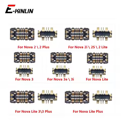 2pcs/lot FPC Connector Battery Holder Clip Contact For HuaWei Nova Lite 2 3 Plus 2i 2S 3i 3e On Main