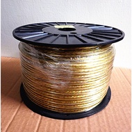 336C (Core) Dual Parallel OFC Fever Cable Speaker Audio 50m/Roll 0.10mmx48mmx7 Strands Suitable For 