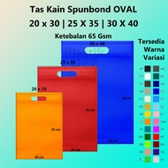 Goodie Bag Spunbond Oval Fabric Bag 20x25 25x35 30x40 Gift Bag