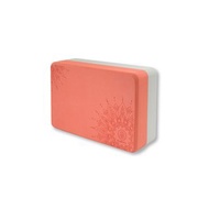 【Mukasa】EVA瑜珈磚 - 橘底/曼陀羅 (圓角) - MUK-23424