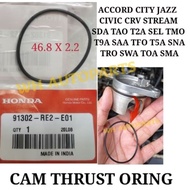 (46.8x2.2)CAM THRUST ORING (ORIGINAL) HONDA CITY SEL T9A TMO T2A SWA SNA 91302-PX4-004