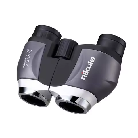 Nikula 10X22 HD Wide Vision 100% Optical Binoculars Compact High Optical Lens Outdoor Tourism Campin