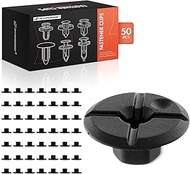 A-Premium 50PCS Nylon Retainer Clip Fasteners Compatible with BMW 318i, 328xi, X3, X4, Z4 & Mercedes