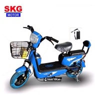 SKG จักรยานไฟฟ้า2ล้อ electric bike ล้อ14นิ้ว รุ่น SK-48v111 รับประกัน มอเตอร์ 1ปี และแบตเตอรี่ 6 เดือน