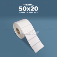 Thermal Label 50x20mm 50x20 Barcode Sticker 50 x 20 mm TSC Zebra Postek