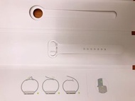 原廠Apple Watch 白色膠錶帶M/L size全新