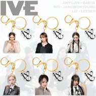 KPOP IVE Acrylic Keychain Yujin Gaeul Wonyoung LIZ Rei Leeseo b01 Backpack Bag Decoration Accessory