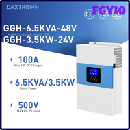 FGYIO 3.5KW 6.5kva Solar Hybrid Inverter 48VDC MPPT 100A Charger Max 500VDC PV Input 220VAC Off Grid