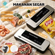Vacuum Sealer Machine Automatic Dry Wet Food Saver with Built-in Cutter UV Sterilization Mesin Vacuu