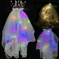 Blala Light Up Wedding Veil Led Bridal Veil Bride Wedding Veil Bridal Veil Crowns Wedding Tiara Veil