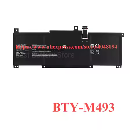 BTY-M493 Battery For MSI Prestige 14 i7-10710U MS-14C1 MS-14D1 A10RAS A10M A10SC A10SC-009 B10MW B10