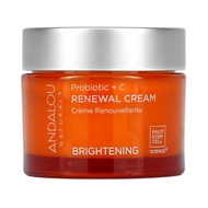 Andalou Naturals, Renewal Cream, Probiotic + C, Brightening, 50ml