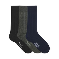 Byford 3pcs Men Full Length Socks BMS557178AS1