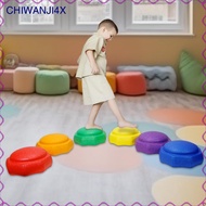 [chiwanji4x] 6x Balance Stepping Stone Balance Training Coordination Game Toy Crossing Stone for Cla
