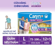 [TẶNG 1 MIẾNG] Tã quần CARYN siêu thấm mới size L12+1