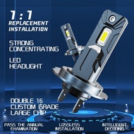 Cross-Border Hot Sale M1 In-Line 1: 1 Car led Headlight Mini In-Line H1 H7 H4 Highlight Concentratin