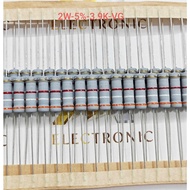 (Combo of 10) Resistor 2W 3 3.900ohm 3K9 error 5% High quality paper blister pack (Combo)