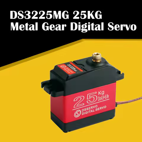 Waterproof Servo DS3225 25KG/0.13sec Metal Gear Digital Servo for 1/8 1/10 1/12 Scale RC Cars Crawle