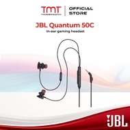 JBL Quantum 50C In-ear gaming headset with USB-C adapter for multiple device compatibility, volume s