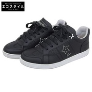 Christian Dior DIOR STAR logo low-top sneakers in excellent condition, black and white leather, size