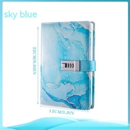A5 Fashion Password Book With Lock Journal Creative Journal Book Student Notepad Stationery Notebook