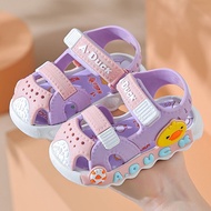 Baby Girl Sport Sandals Kids Cartoon Non-slip Round Toe Summer Toddler Shoes 088PU