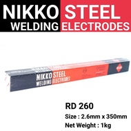 TERBAIK 1 Pack 1 Kg Kawat Las 2.0 x 300mm 2.6 x 350mm Nikko Steel RD-260 HARGA MURAH BERKUALITAS