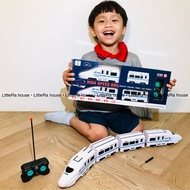 Discount Littlera: Remote Control Train Toy Can Be Charged RC Train High Speed Rail