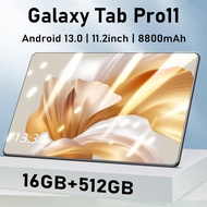 Galaxy Pro11 Tablet 16+512GB Android 12 Tablet 11.6inci HD skrin PC 5G pelajar pembelajaran Tablet