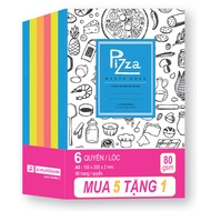 Future - Pizza Notebook A5 96M 80Gsm 4Oly (Combo 5 Get 1 Free)